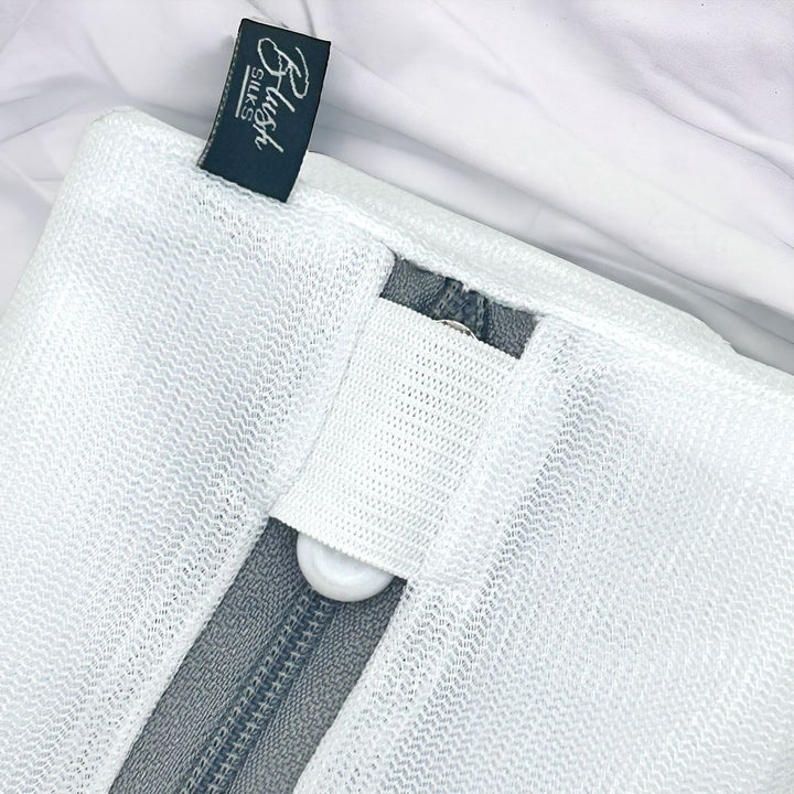 Blush Silks Durable Mesh Laundry Bag - Includes reusable draw string satin bag