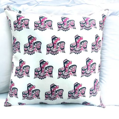 Blush Silks Haida EAGLE Cushion Cover- Lyle Campbell Collection