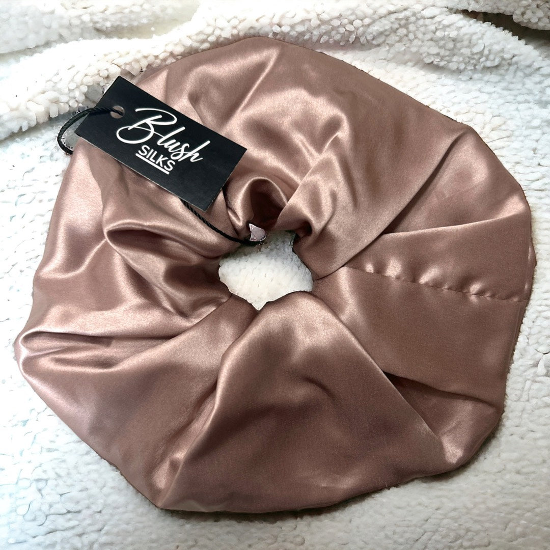 Oversized 8cm Pure Silk Scrunchies