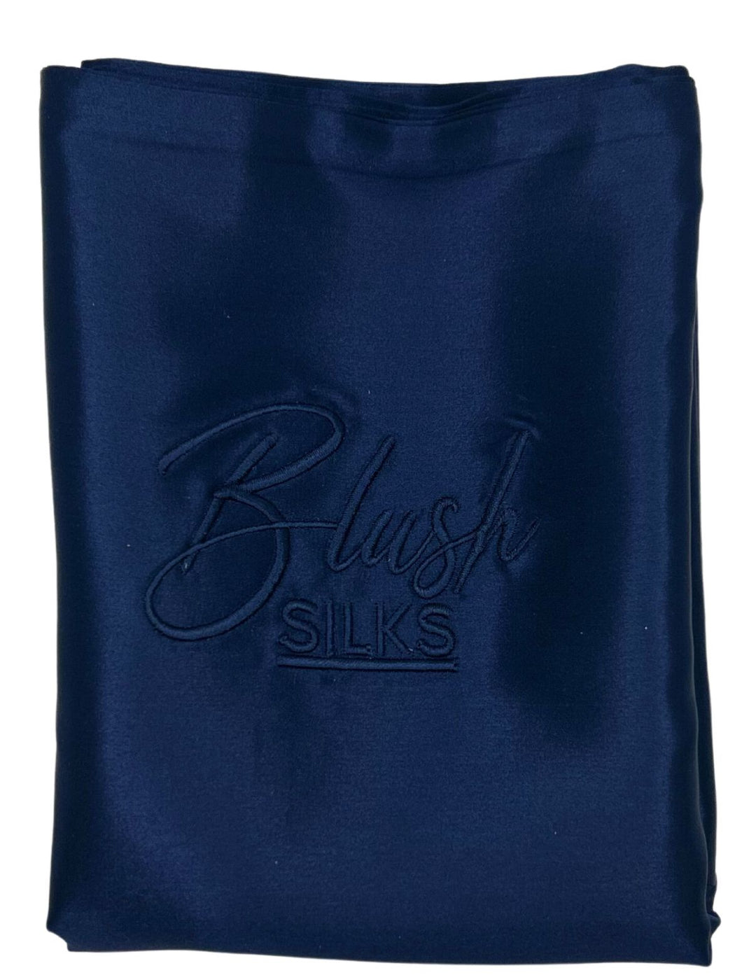 NEW Blush Silks 100% Pure Mulberry Silk Pillowcase Navy