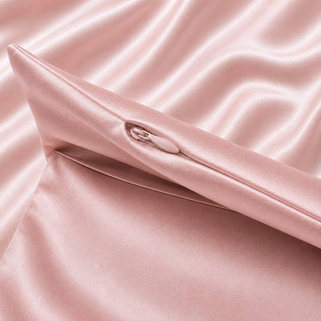 Blush Silk Pillowcase – 22 Momme Mulberry Silk