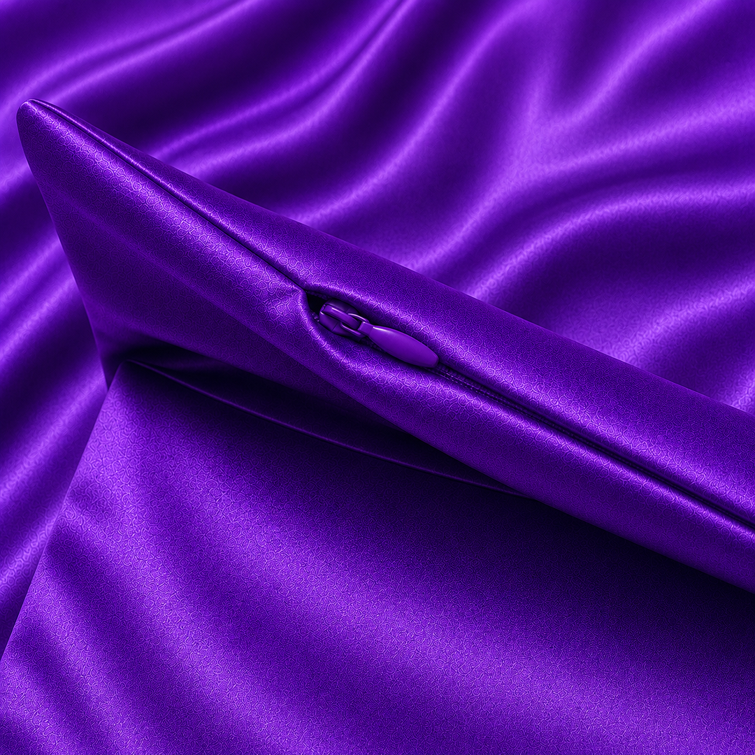 Purple Silk Pillowcase – 22 Momme Mulberry Silk
