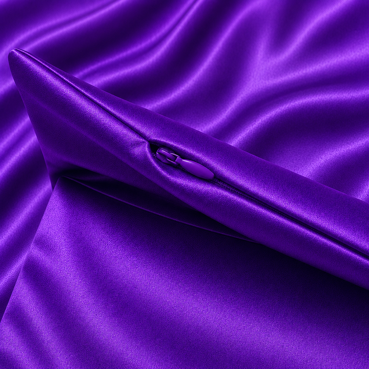 Purple Silk Pillowcase – 22 Momme Mulberry Silk