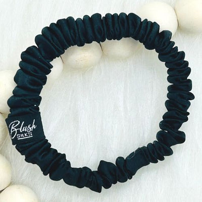 NEW Midnight Mini Silk Scrunchie 4 Piece Set