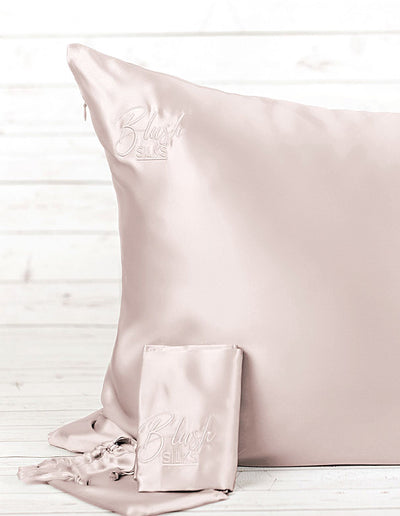Blush Silks 100% Pure Mulberry Silk Pillowcase - Lotus